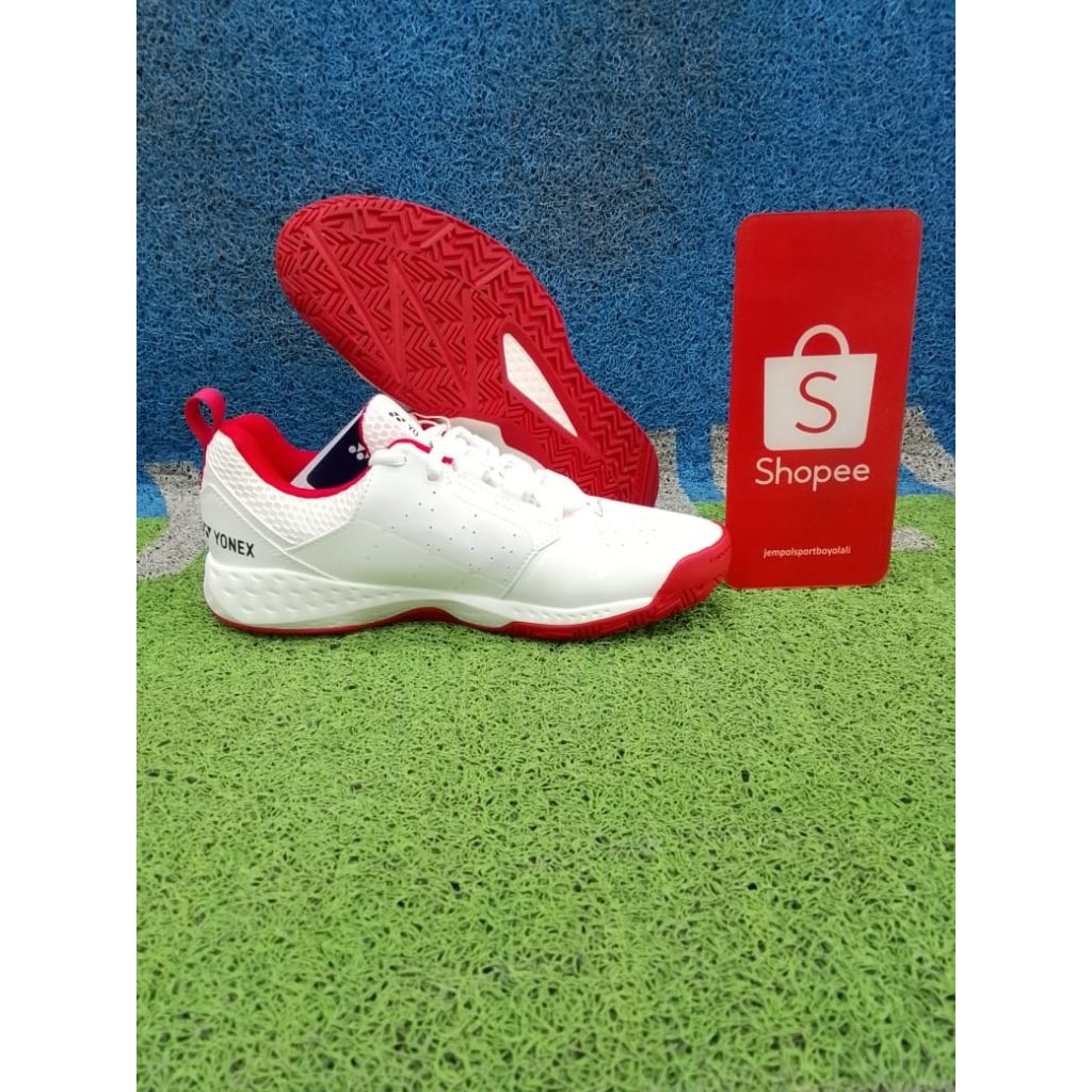 SEPATU TENIS YONEX LUMIO 4 (SECOND 95% LIKE NEW)(SUNRISE)