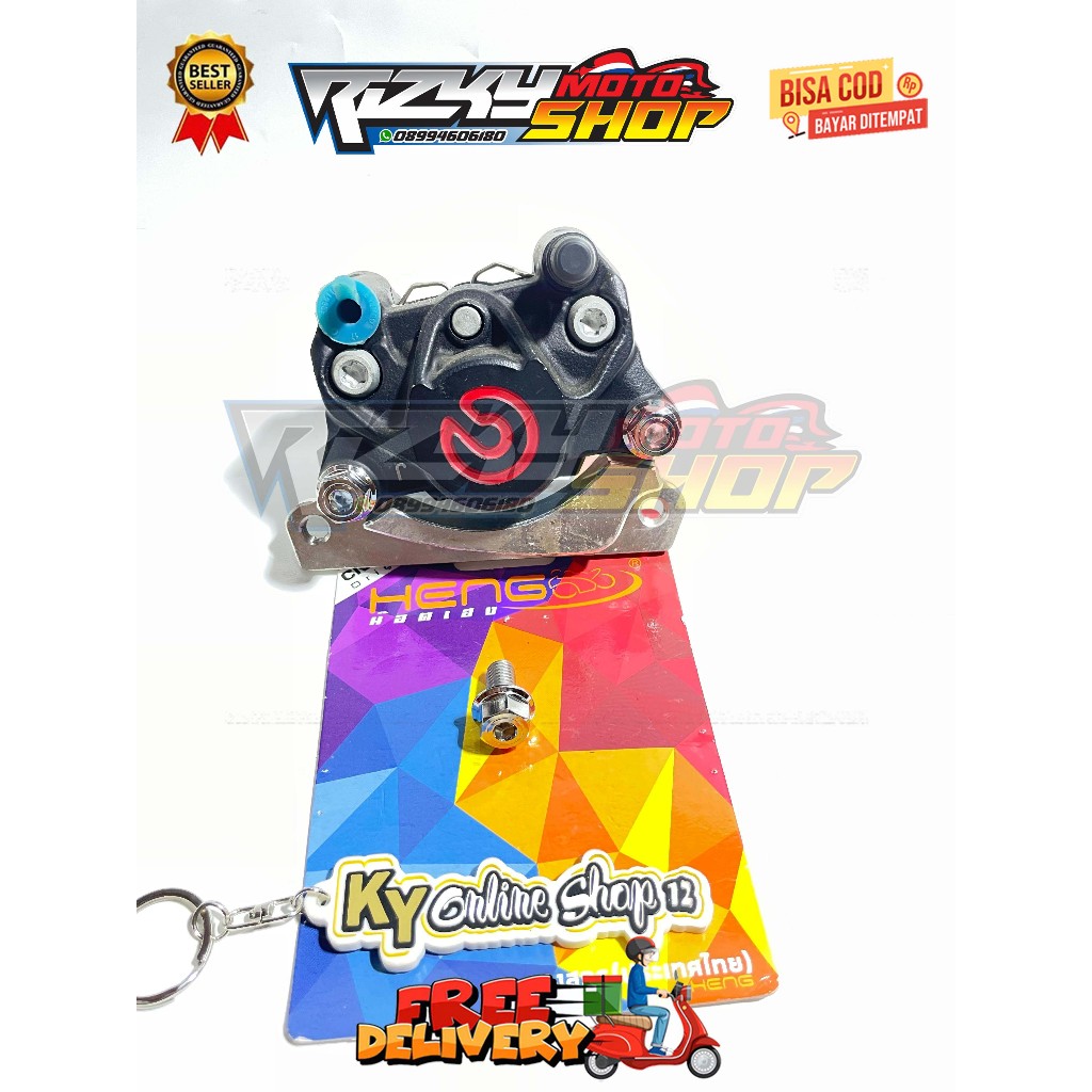 BAUT BREKET KE KALIPER 2P ( 1 BAUT ) PCX VARIO BEAT DELUXE SCOOPY ADV STYLO GENIO SPACY 110 125 150 