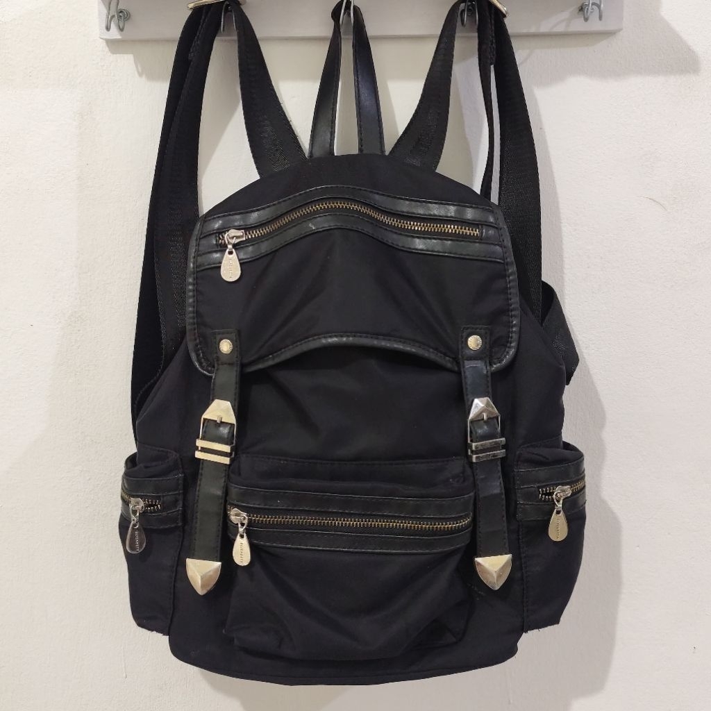 Tas Elizabeth Hitam Ransel Wanita Gendong (PL ‼️)