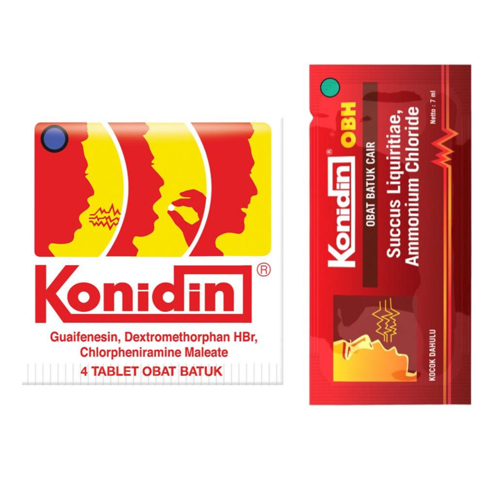 Konidin Strip Obh Tablet dan cair