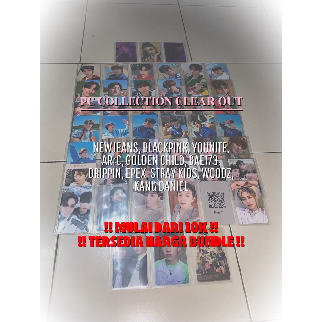 (PC CLEAR OUT, MULAI DARI 10K / READ DESKRIPSI) YOUNITE BAE173 DRIPPIN GOLDEN CHILD NEWJEANS WOODZ R