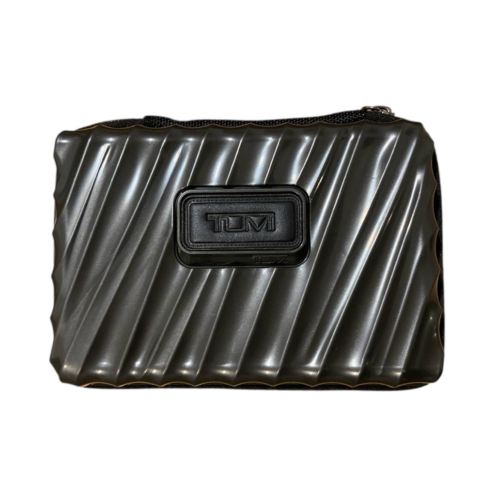 TUMI for Air India Hard Case Amenity Kit / Travel Pouch / Toiletry Bag (Small Scratch)