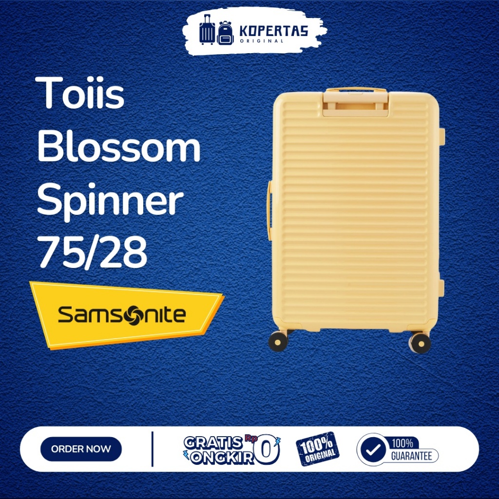 Samsonite Toiis Blossom Koper Besar Expandable 75cm Golden Haze - Perjalanan Jauh