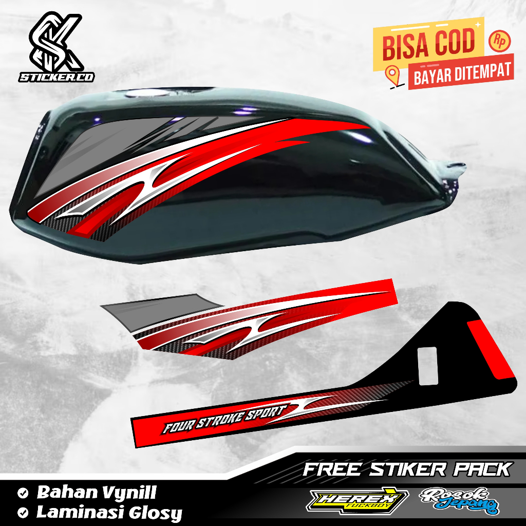 STRIPING STIKER GL MAX GL PRO 18 VARIASI LIS BODY