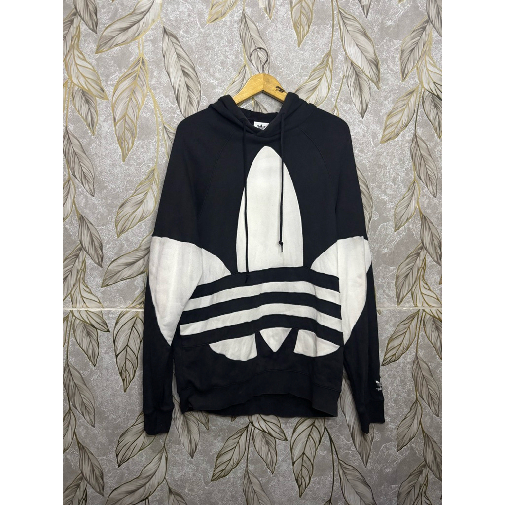 Hoodie adidas big logo trefoil