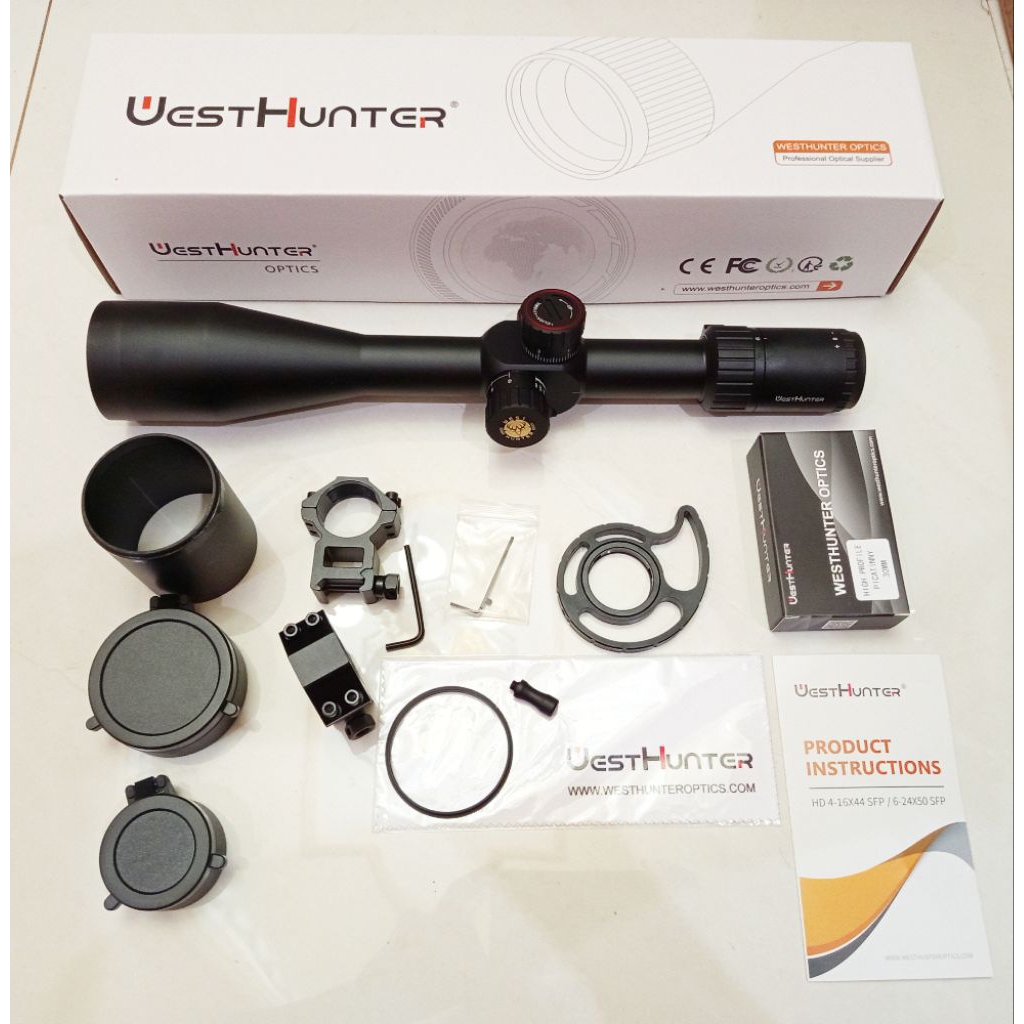 TELESCOPE WESTHUNTER HD 6-24X50SFP