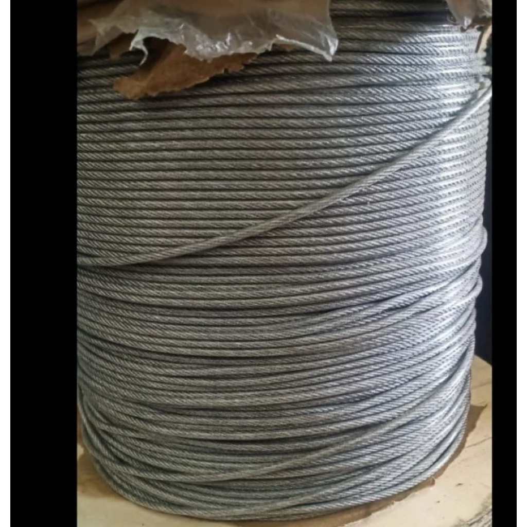 Kawat Seling Baja Galvanis Anti Karat