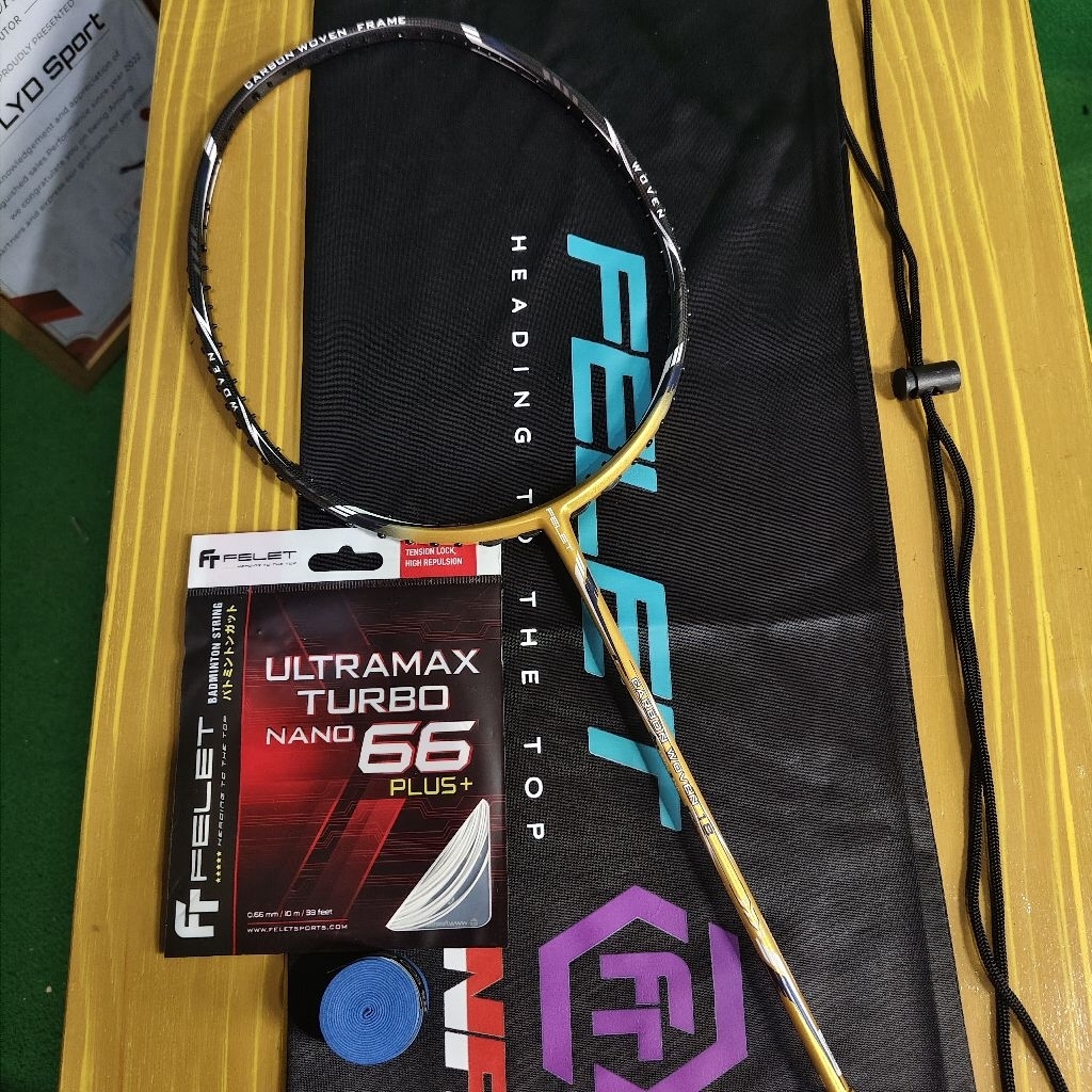 Raket Badminton FELET CARBON WOVEN 18 ORIGINAL