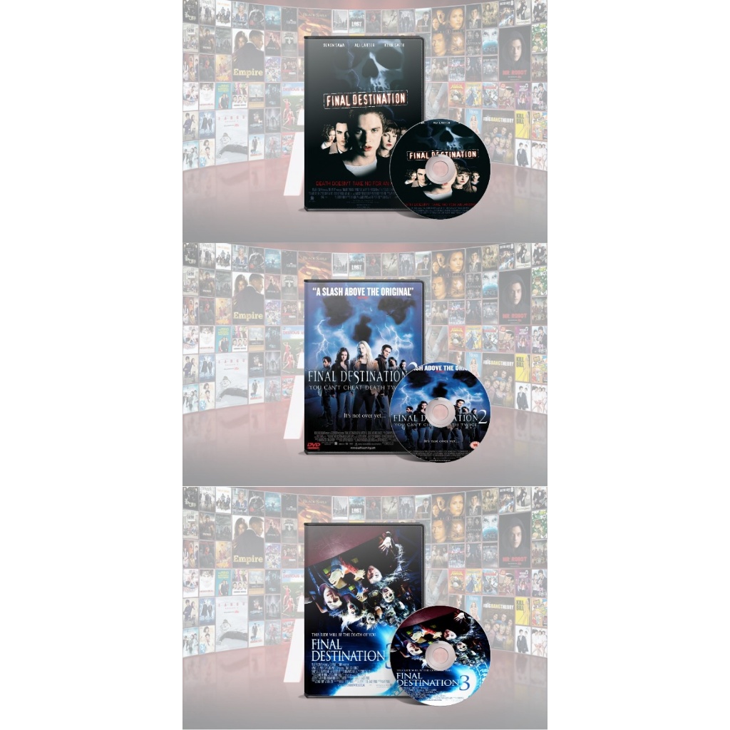 DVD Final Destination 1-5 + DVD Final Destination Bloodlines (2000-2025)
