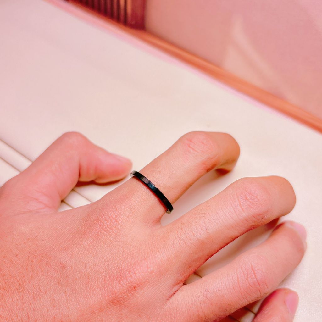 cincin polos pria dan wanita desain simple dan elegan