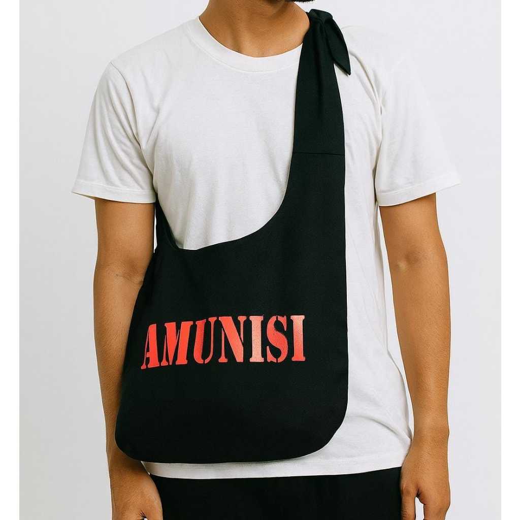 Tsuno bag Canvas tas pria wanita tas selempang