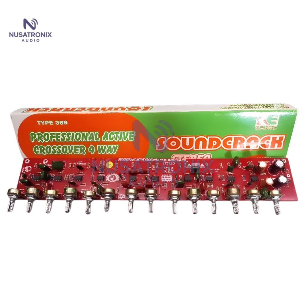 KIT CROSSOVER AKTIF 4 WAY STEREO SOUNDCRACK TYPE 369
