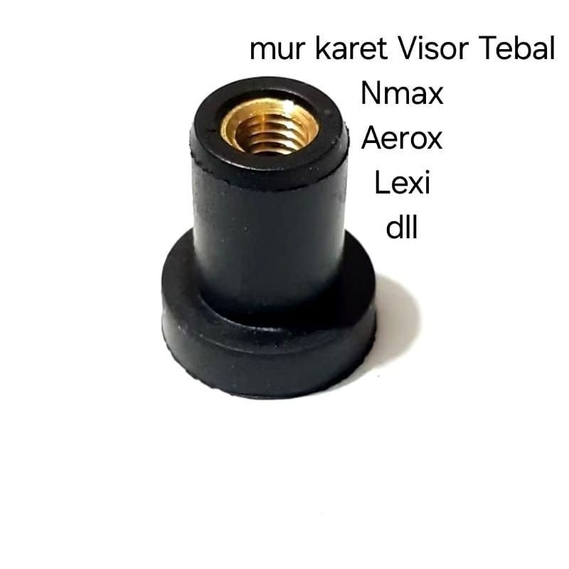 Mur karet visor tebal N Max PCX Aerox dll