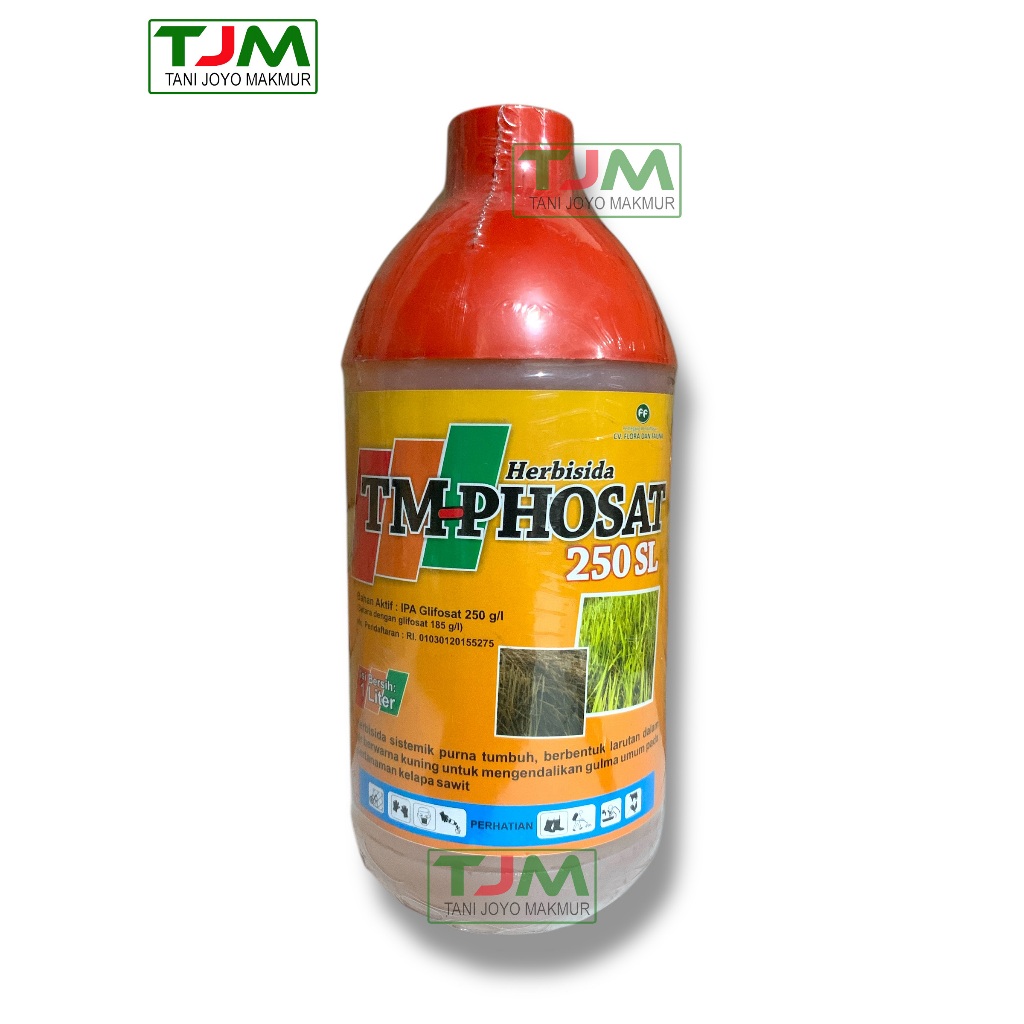 Herbisida Murah TM Phosat 1 Liter | Herbisida Glifosat Pembasmi rumput Sejenis Round UP