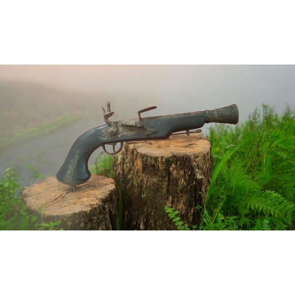 Replika pistol VOC,Barang antik,Pistol VOC, Blunderbuss,BarangVintage,BarangPajanganAntik,Barangkole