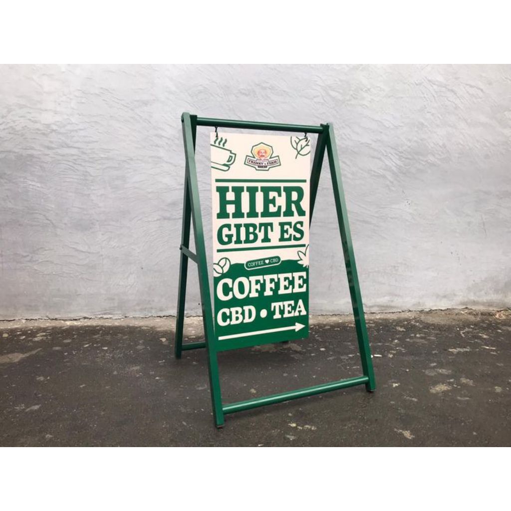 signage model lipat / standing banner model lipat