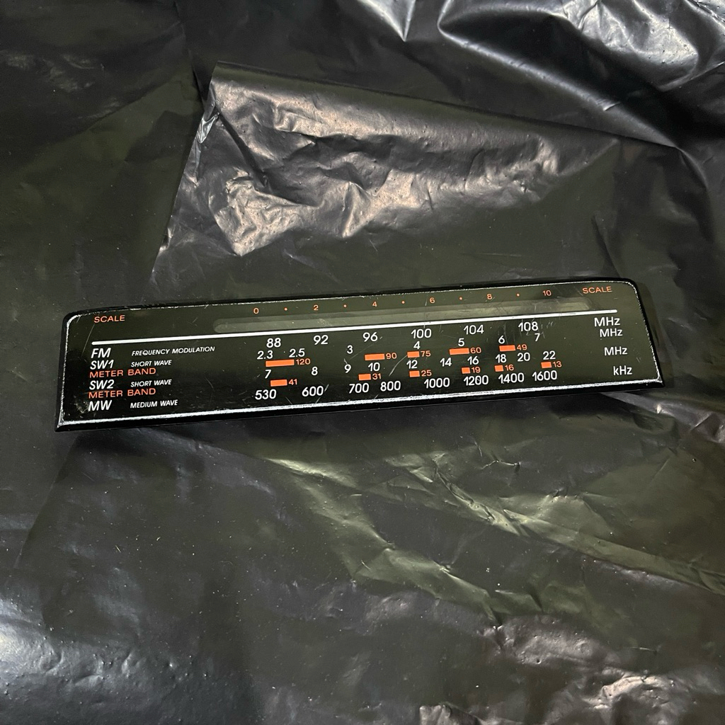 Mika Penunjuk Gelombang Radio Tape SONY CFS-221S Original Cabutan