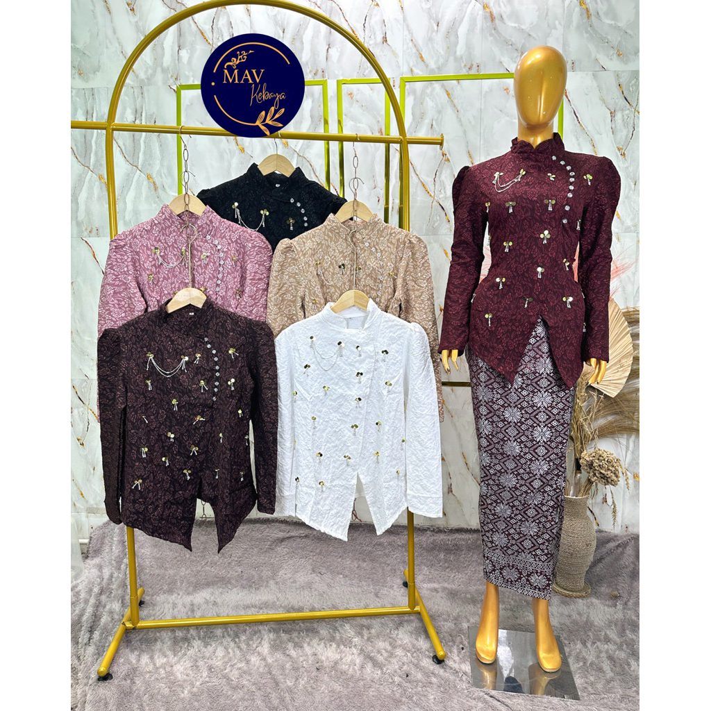 KEBAYA JANGGAN PAYET , SET KEBAYA HIJAB MODERN TERBARU