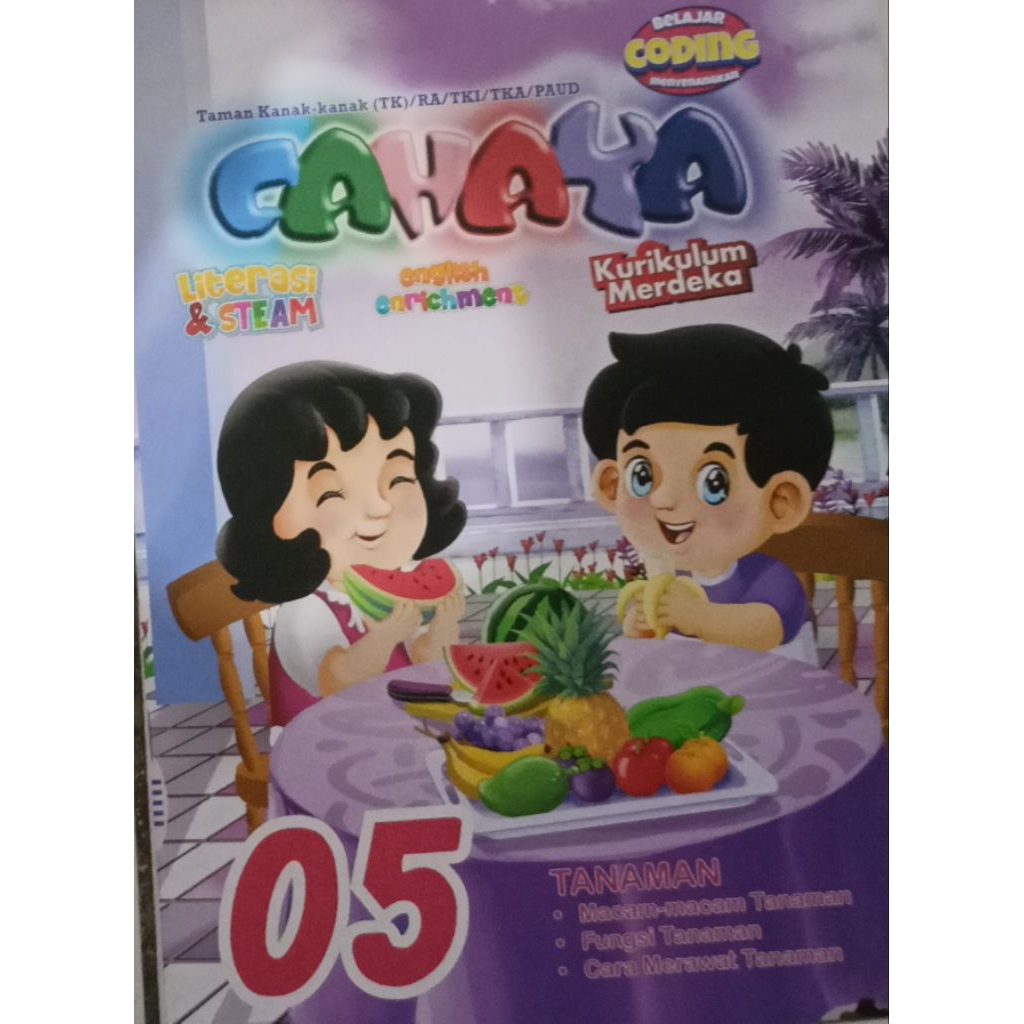 Majalah Cahaya  Tema 5 Untuk Anak PAUD