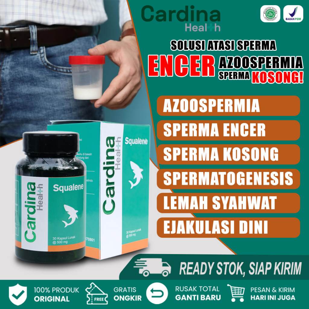 Obat Pengental Penyubur Penambah Sperma Air Mani Encer Azoospermia Teratozoospermia Sperma Kosong At