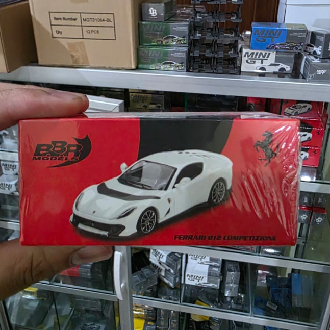 BBR Models : 1/64 Ferrari 812 Competizione Bianco Avus