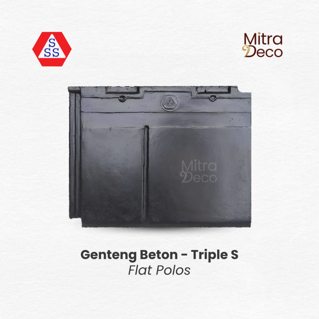 TRIPLE S Genteng Beton Flat Polos