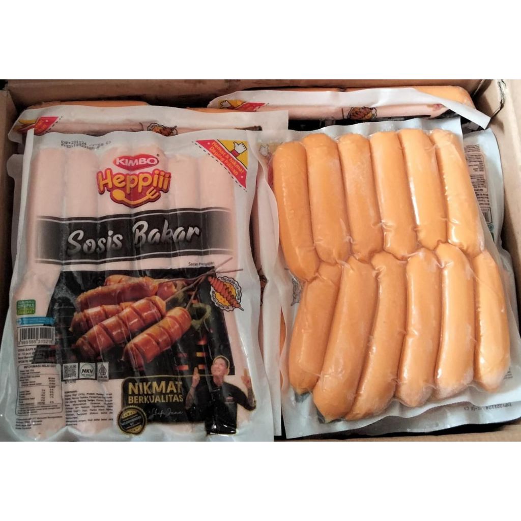 Sosis kombinasi // sosis bakar // sosis besar // sosis kimbo heppii // frozen food  // Aneka Cemilan