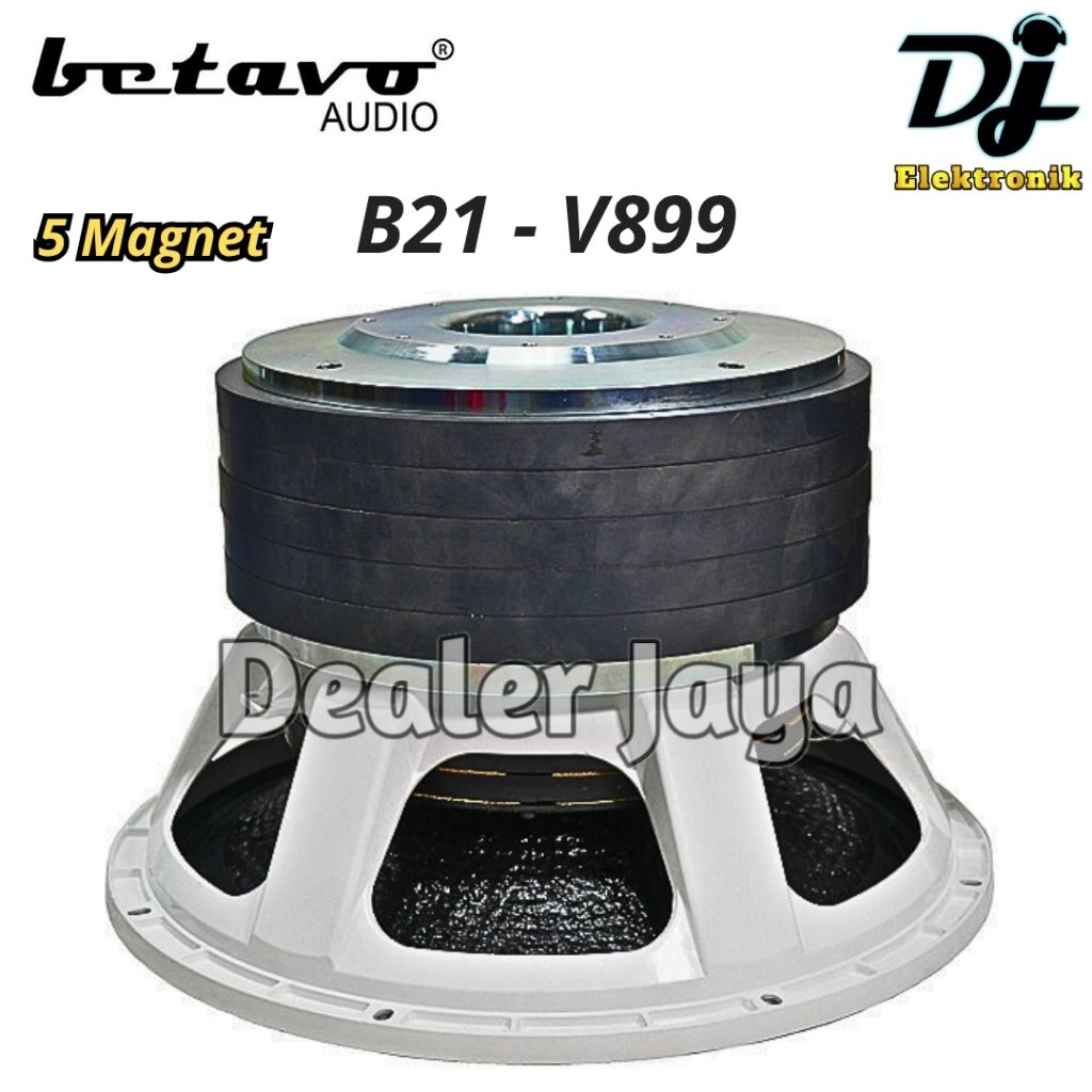 Speaker Komponen Betavo B21-V899 / B21V899 - 21 inch (5 Magnet)