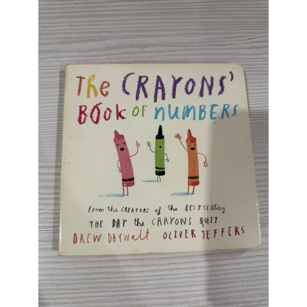 PRELOVED children board book the crayons book of number | buku bacaan anak