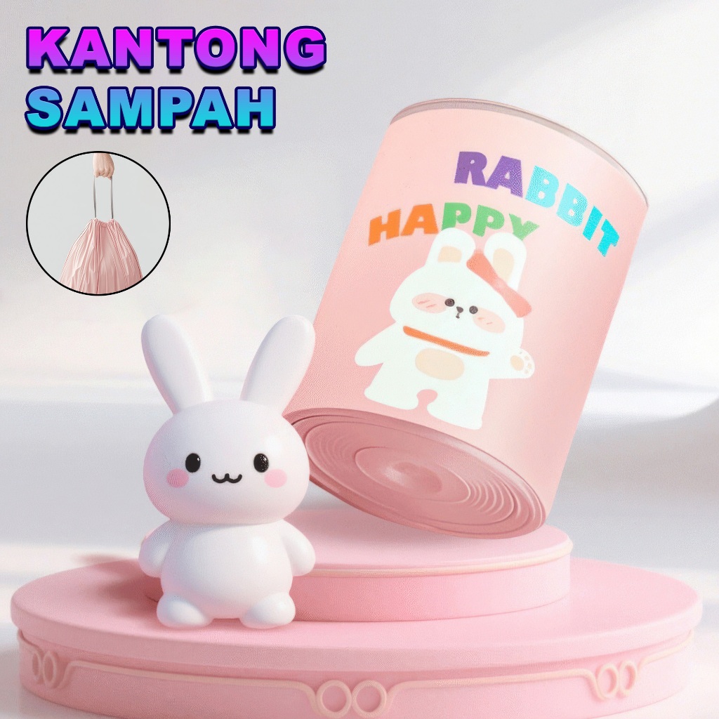 Kantong Plastik Sampah Gulung 1 Roll Plastik Sampah Portable Trash Bag Multifungsi Terbaru LD-9