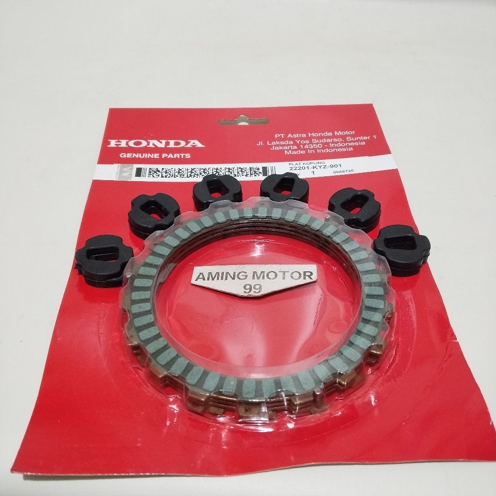 KAMPAS KOPLING+KARET KOPLING HONDA HELMIN KYZ