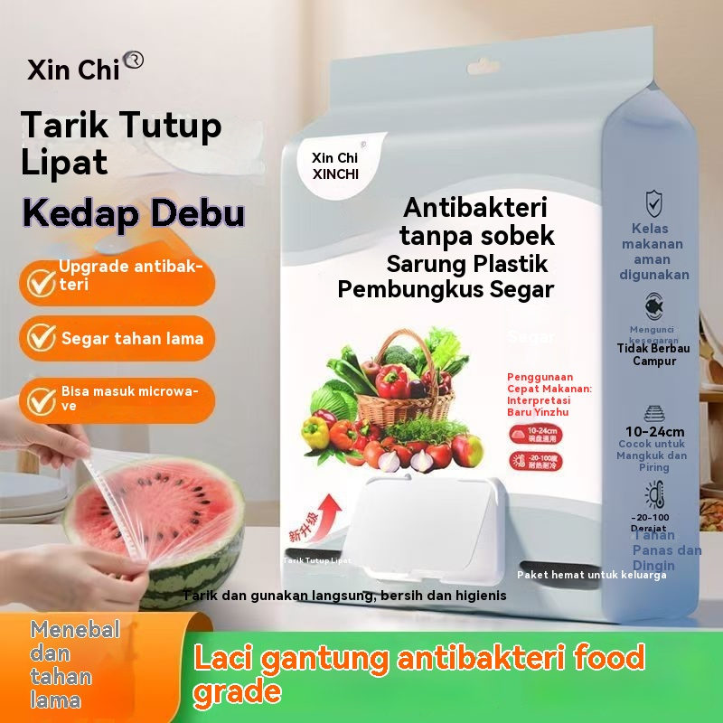 PLASTIK PELINDUNG MAKANAN / PLASTIK KARET / Plastik Penutup Makanan / Cover Pelindung Makanan / Plas