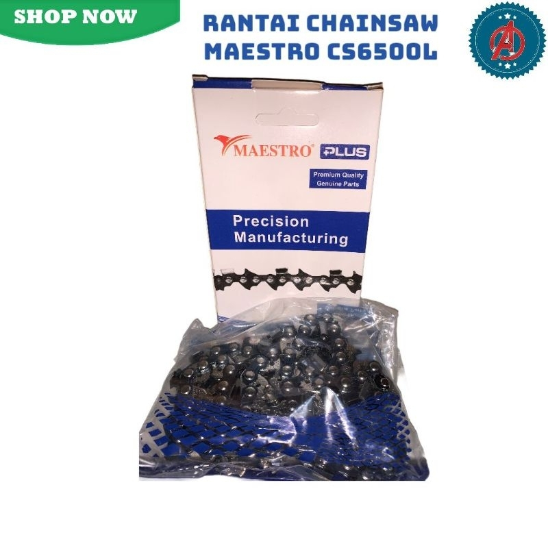Rantai Chainsaw 22 Inch 38T Maestro / Rantai Mesin Potong Gergaji Kayu Chainsaw 22 Inch 38T Maestro