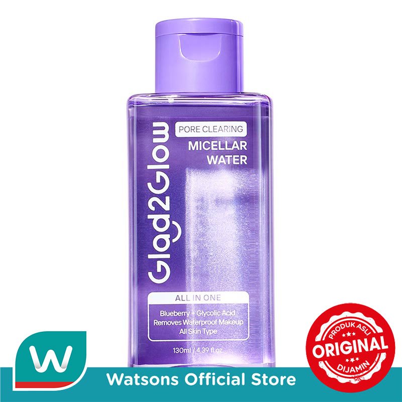 Glad2Glow Pore Clearing Micellar Water 130ml