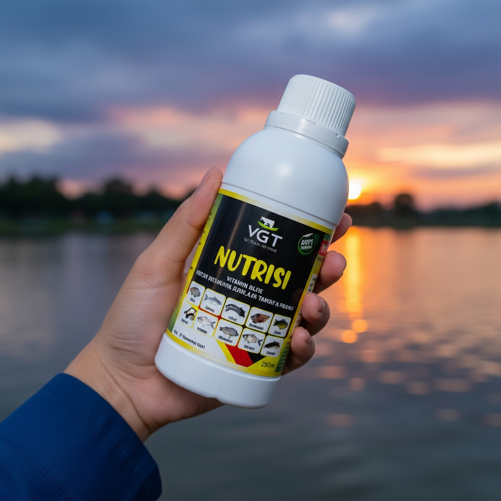 VGT Nutrisi 250ml Untuk Ikan - Nutrisi Organik Penggemuk, Mempercepat Pertumbuhan Ikan dan Udang