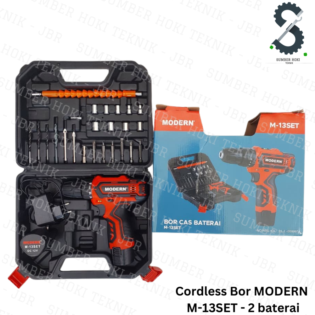 Bor Modern M13SET. Bor Cordless Modern M-13SET ORIGINAL 2 baterai