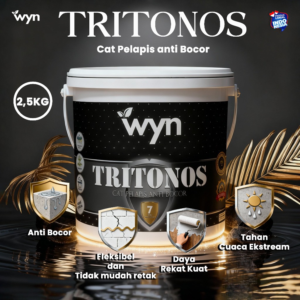 WYN Tritonos Cat Tembok Waterproof - Waterbased Paint 2.5KG
