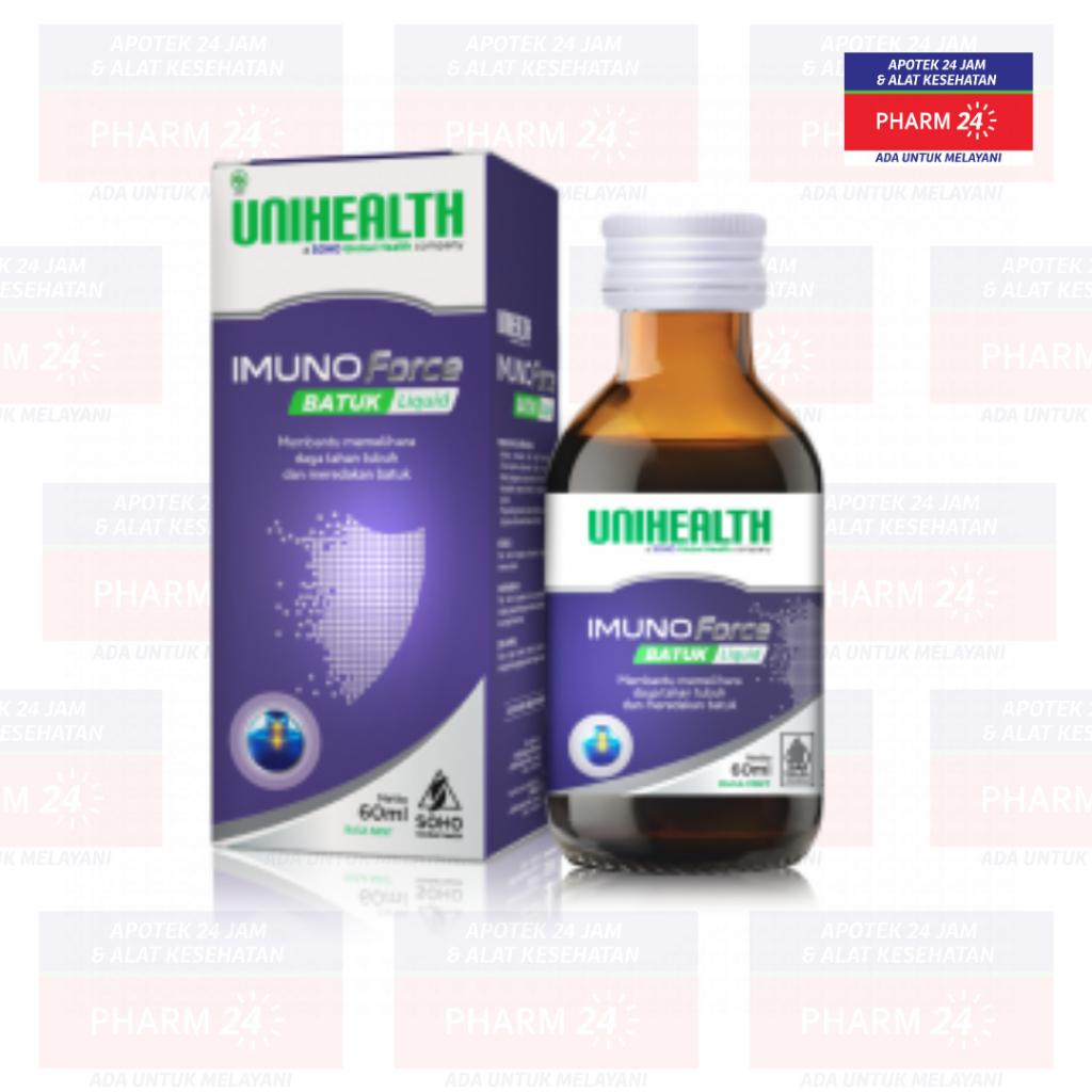 ImunoForce Batuk Liquid 60 ml - Unihealth / Membantu Meredakan Batuk Berdahak