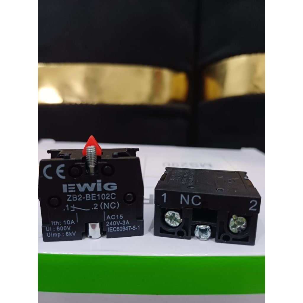 KONTAK BANTU PUSH/BLOCK PUSH BOTTON TYPE XB2 ZB2-BE102C
