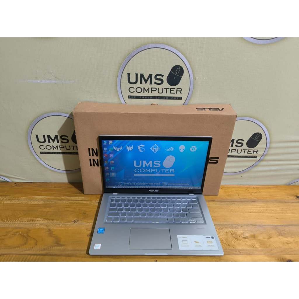 ASUS A416MA Silver Intel celeron N4020 Ram 8gb SSD 256gb bergaransi