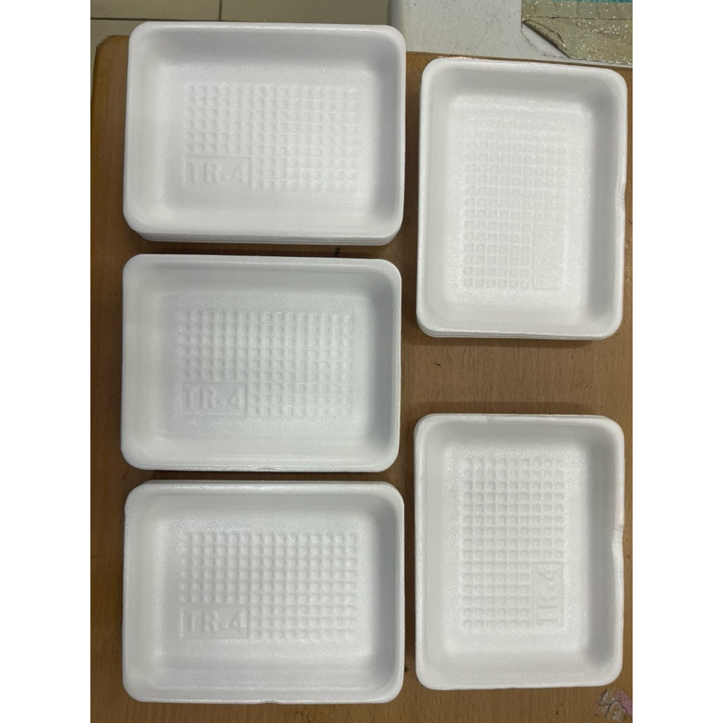 [ISI 250 PCS] Foam Tray Styrofoam / Sterofoam / Gabus Makanan / Tempat / Tatakan Buah, Sayur, Daging