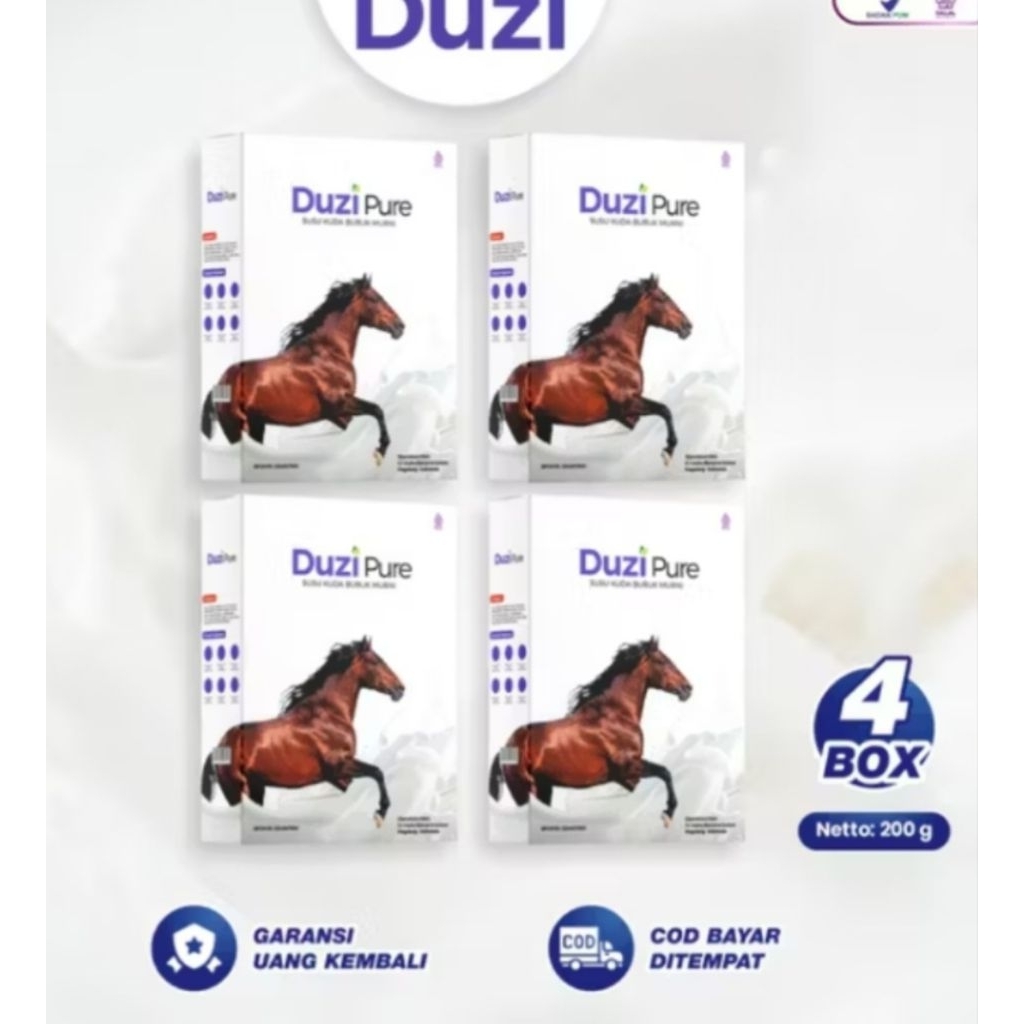 Duzi pure [4 box] susu kuda duzi pure