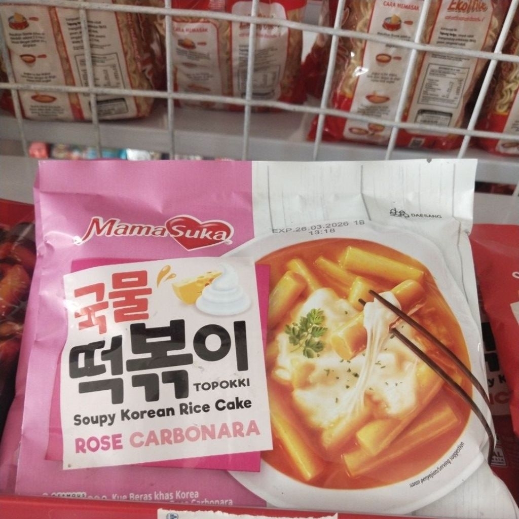 Mamasuka Topokki Rose Carbonara 105 Gr