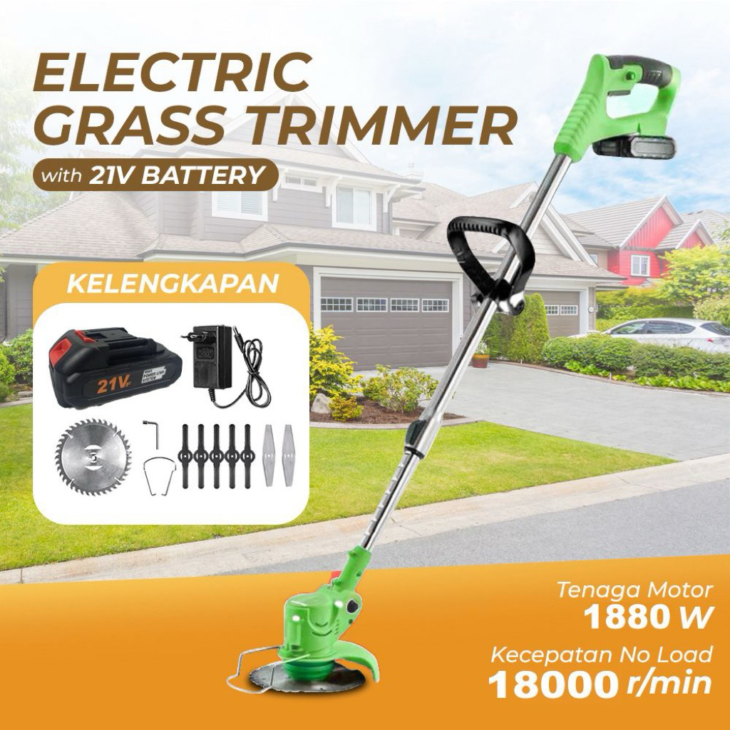 pemotong rumput listrik