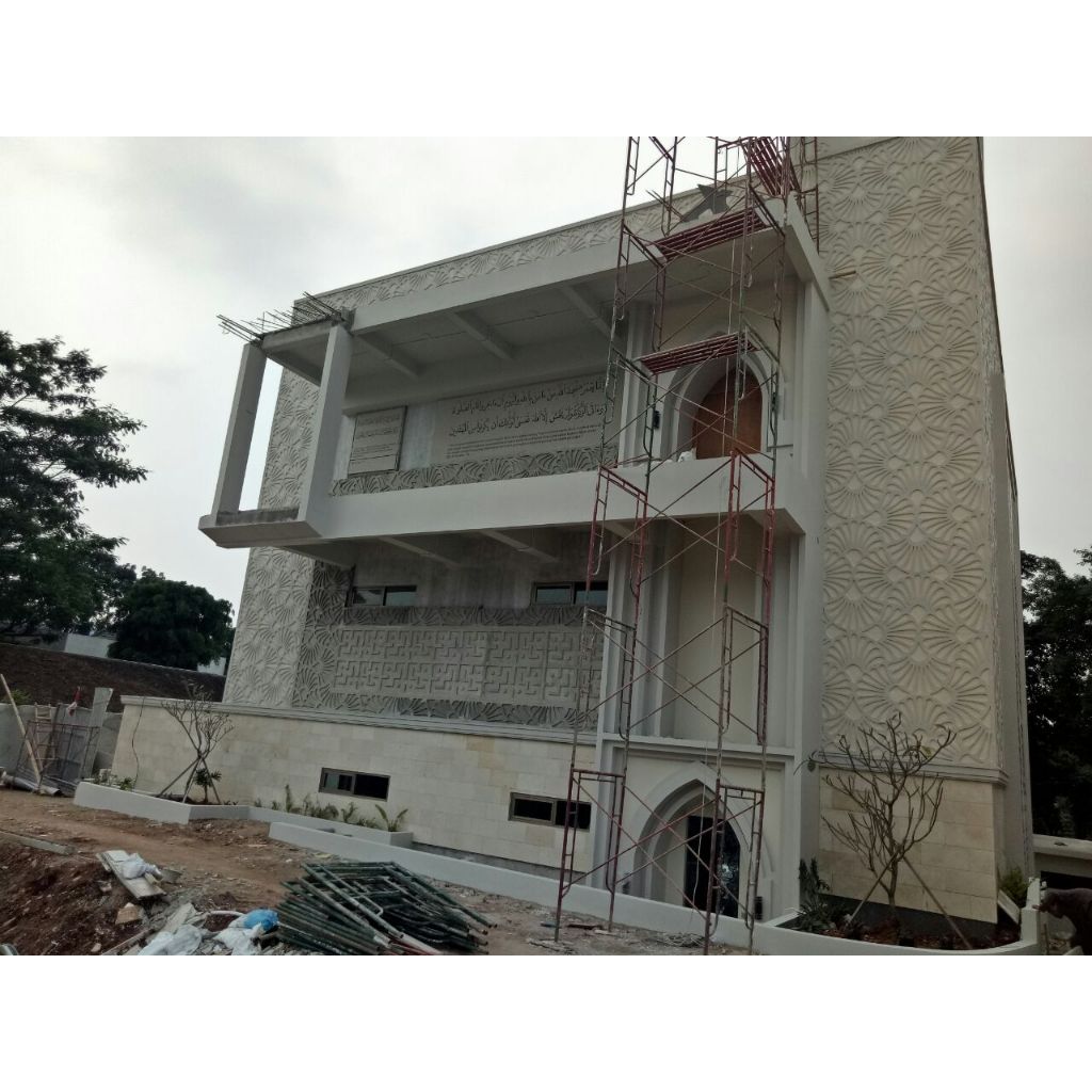 Upgrade Partisi Ruang Kajian Masjid dengan GRC Krawangan