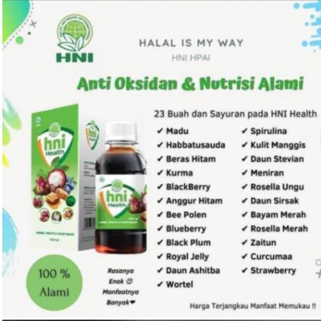 MADU EXTRAFOOD HNI HEALTH EXTRA FOOD MADU PENAMBAH NAFSU MAKAN ANAK MADU EXTRA FOOD ANAK MADU HNI
