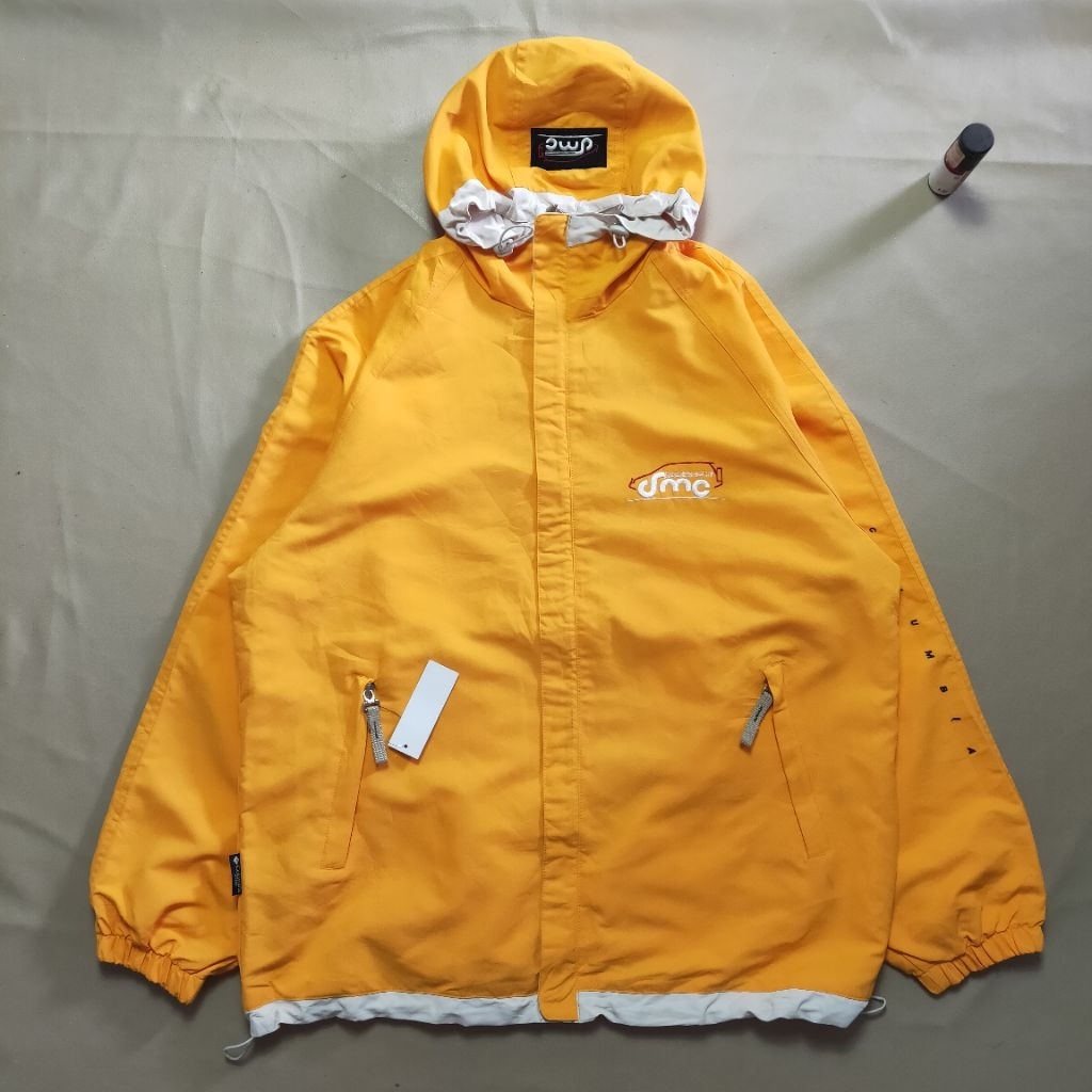 jaket windbreaker columbia classic used verygood
