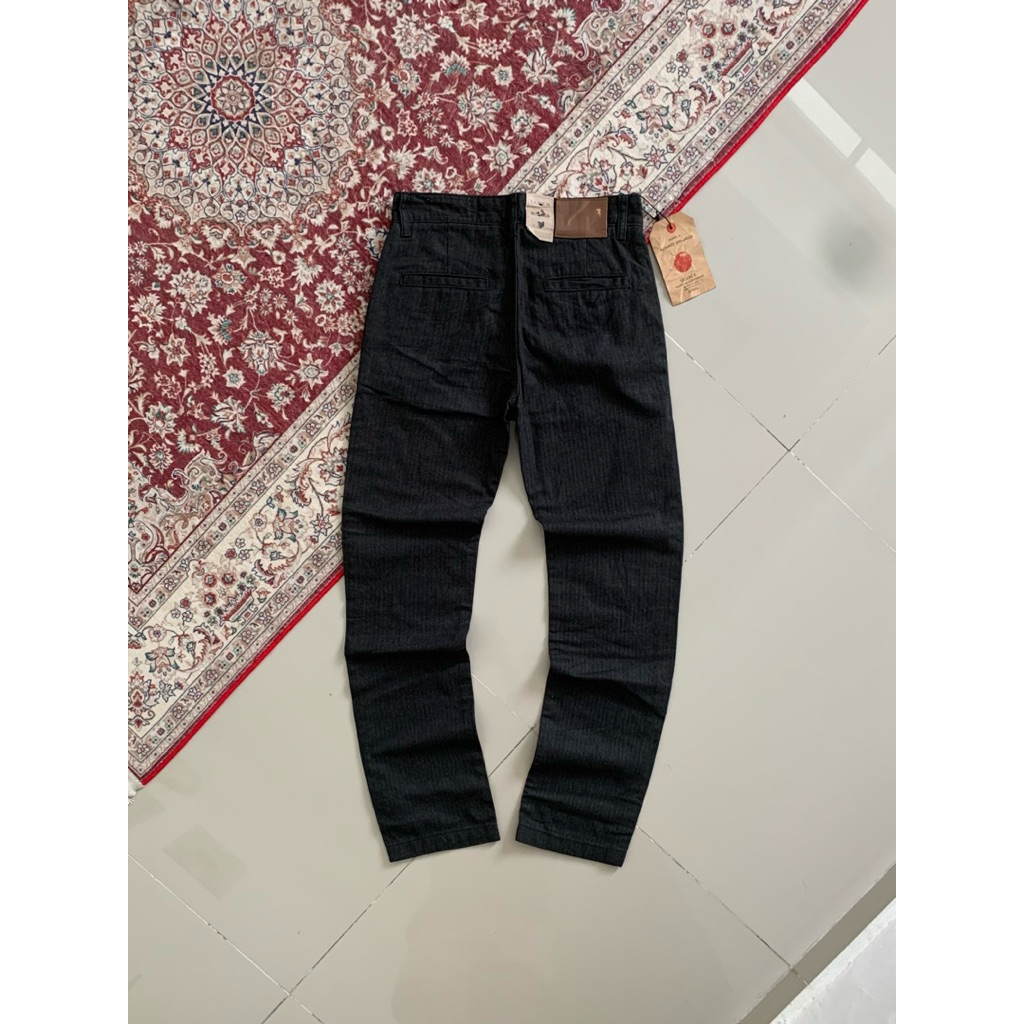 Allsaints Salvage Herringbone Taper Fit Pants (Deadstock)