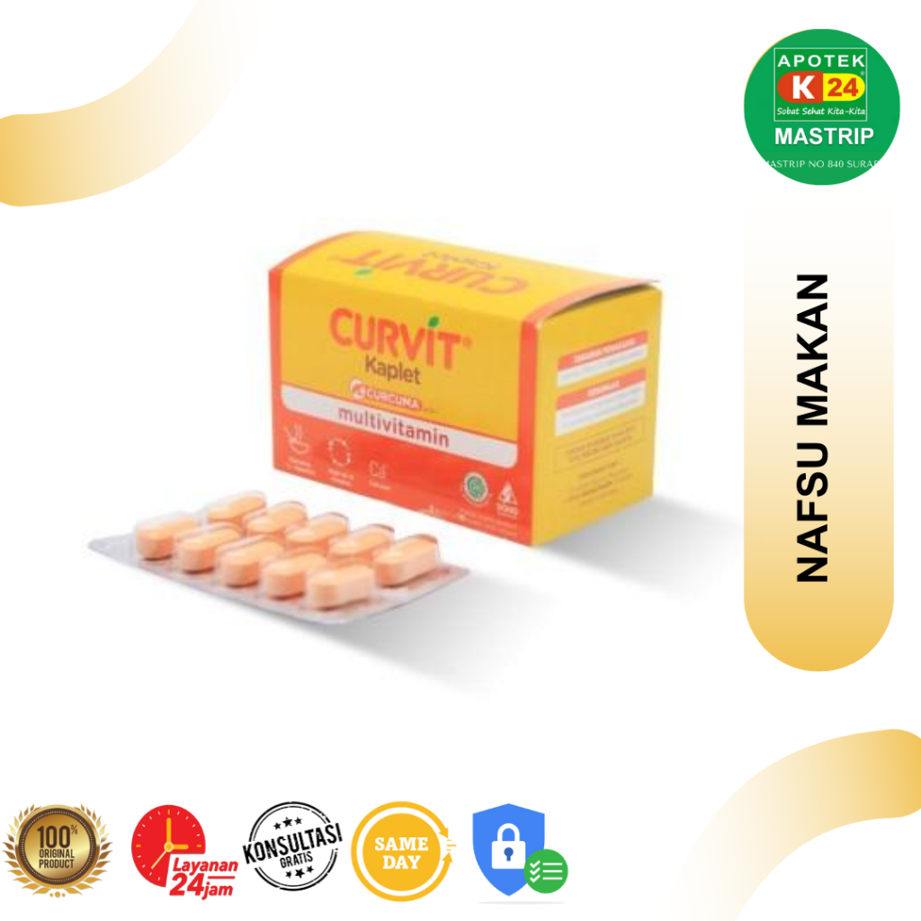 CURVIT TABLET NAFSU MAKAN DEWASA 10 TABLET
