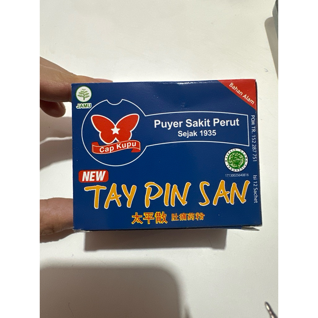 tay pin san cap kupu puyer sakit perut isi 12